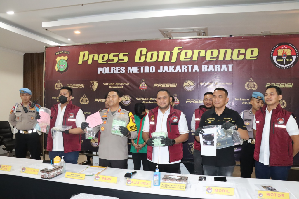 Polres Metro Jakarta Barat Berhasil Amankan Peredaran Sabu Bermodus Ekspedisi